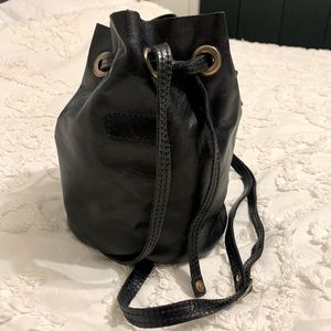 Handmade leather handbag